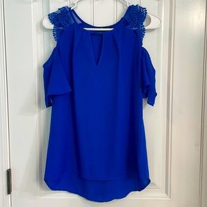 Royal Blue Blouse